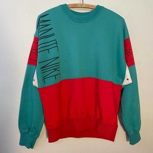 Vintage 90s nike colorblock crewneck